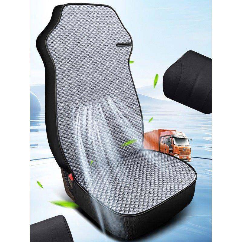 大货车坐垫夏季透气凉垫解放JH6J6P德龙新X3000M3000豪沃座垫套