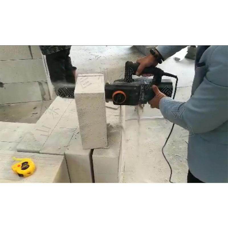 泡沫空心砖切砖机手持式轻质砖切割机电动切砖机空气砖切砖锯