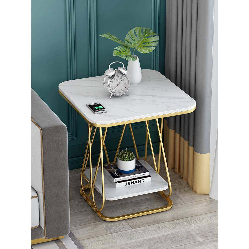 轻奢后现代沙发边几边柜北欧创意岩板简约铁艺阳台小茶几方形角几,电子元器件市场,其它元器件,淘宝优惠券,粉丝福利购,淘宝优惠卷