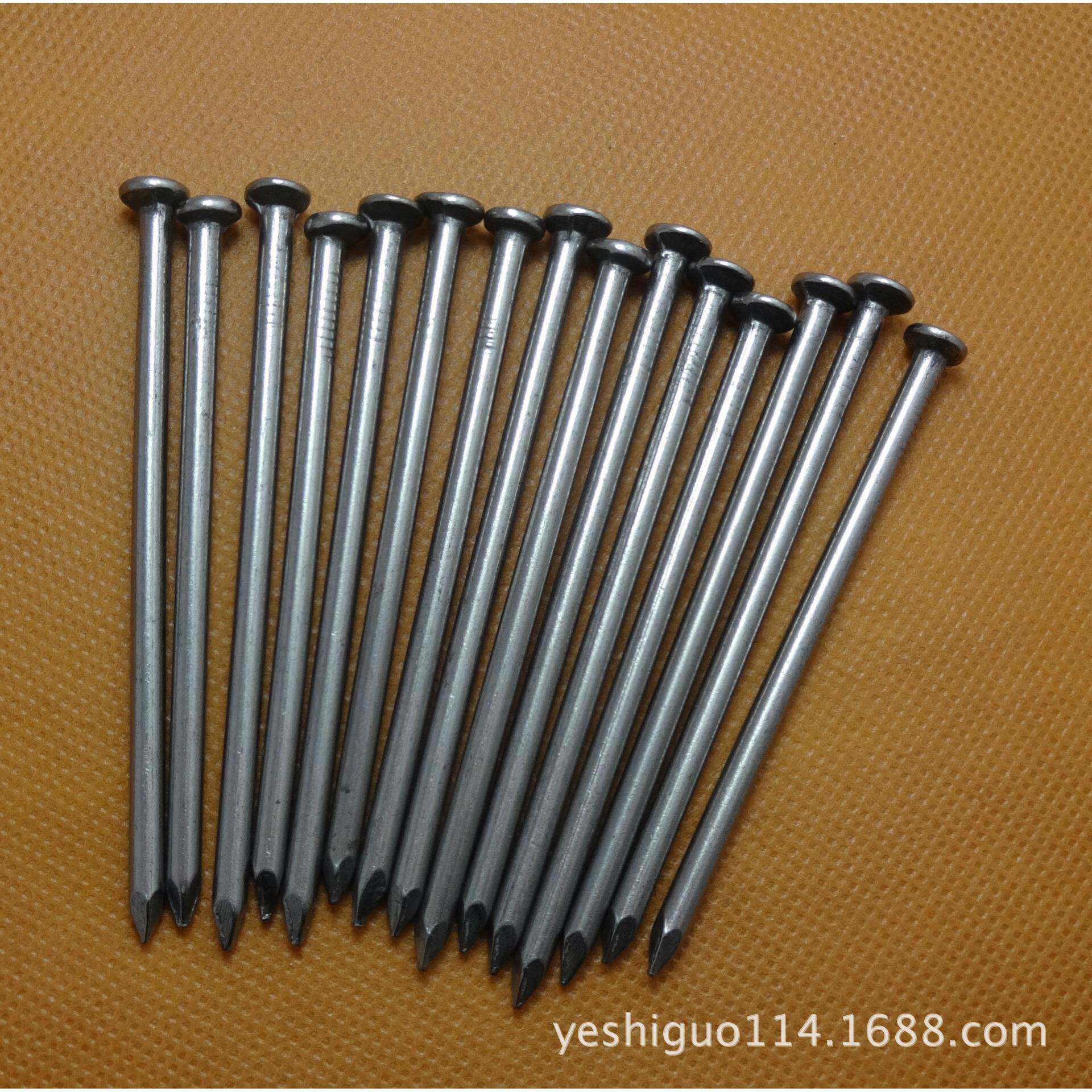 生产抛光铁钉规格型号20mm-300mm线径1.5mm-8.0mm规格全