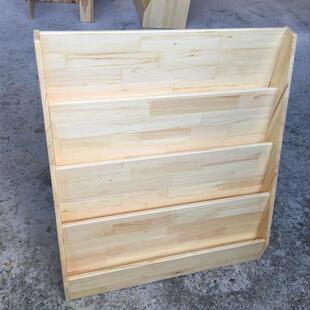 幼儿阶梯式书柜书架儿童书架幼儿园书柜樟子松儿童书架木质