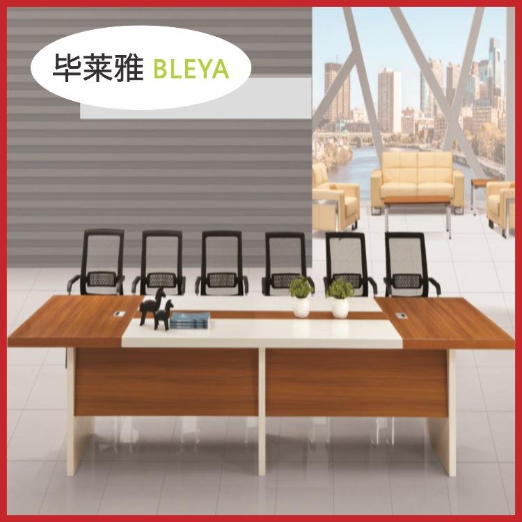广西南宁会议桌简约现代办公室家具长条桌工作洽谈桌商务会议桌