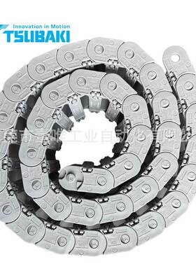 TSUBAKI椿本灰色防摩擦型塑料导向槽TKP45H25-40W78R75M电缆拖链
