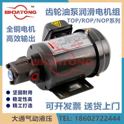 TOP-11A/12A/13A机床润滑齿轮油泵马达电机组宝华ROP-MA200W