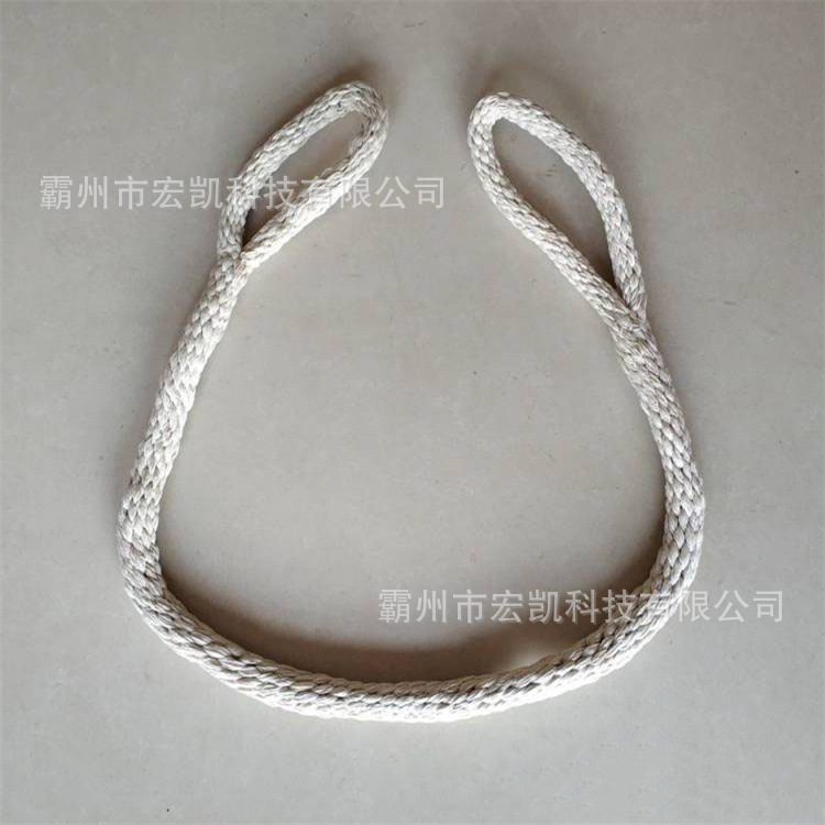 带电作业检修绳电力施工传递绳两头扣绝缘蚕丝绳16mm高空吊绳