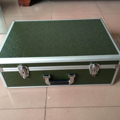 军绿色仪器箱小设备工具包手提工具箱eva设备包工具铝箱
