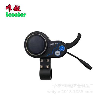 jx-168加油仪表转把电动滑板车杰西斯36V48V通用仪表油门加速器