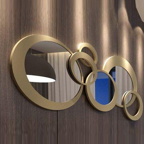 简约奢华家居组合装饰镜艺术创意玄关挂镜客厅沙发背景墙镜组合镜