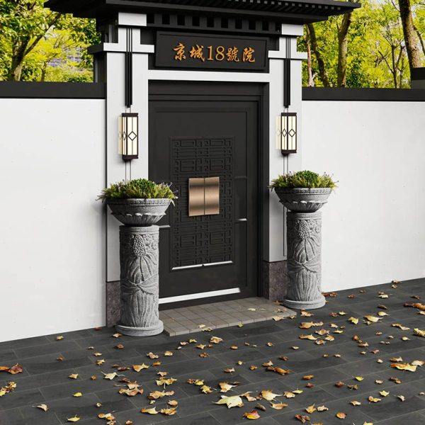 欧式创意个性户外大型落地别墅区景观组合柱形玻璃钢花盆装饰摆件,家居饰品,花盆,淘宝优惠券,粉丝福利购,淘宝优惠卷