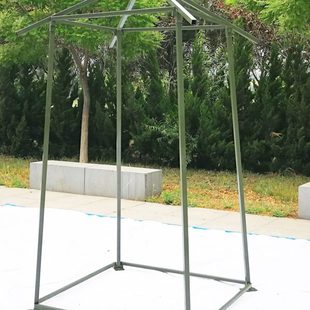 封闭式岗亭帐篷野外执勤岗哨户外岗楼折叠便携帆布检查救灾帐篷