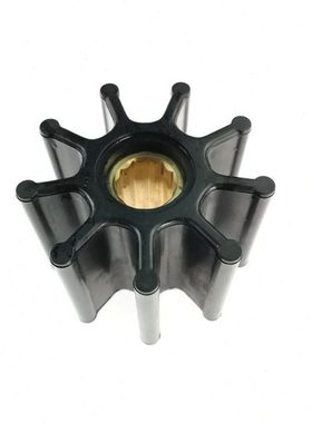 船舷船用内机海水泵弹性挠性柔性橡胶叶轮SP100/K171/79.5*54*20