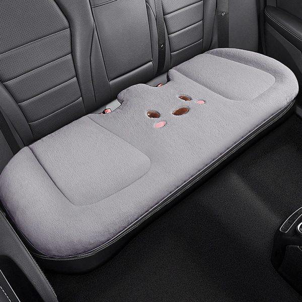 汽车坐垫冬季毛绒小车座垫单片后排新款座套座椅套冬款女士车内
