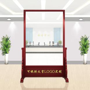 仪容镜警容镜军容镜风纪镜正衣镜整容镜学校单位大厅实木穿衣