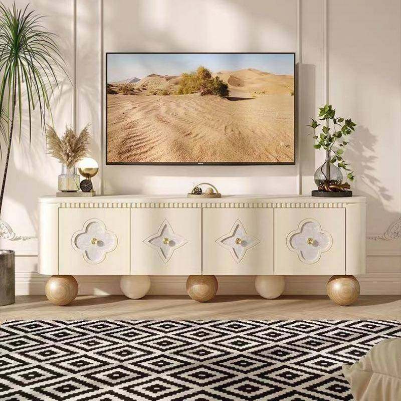 北欧轻奢风小户型家用电视柜客厅卧室储物地柜简约复古组合贝壳柜,机械设备,其他机械设备,淘宝优惠券,粉丝福利购,淘宝优惠卷