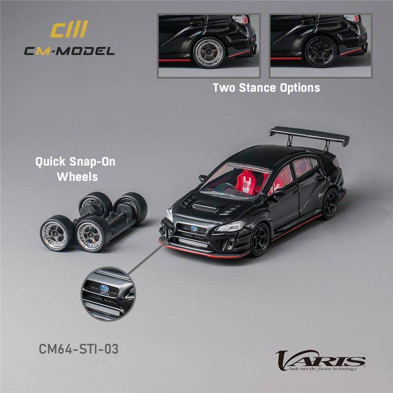 CMMODEL1:64斯巴鲁SubaruVaris宽体改装版V.1V.2合金车模