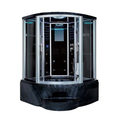 酒店蒸汽房亚克力冲浪按摩浴缸湿蒸桑拿汗蒸房淋浴一体房saunas