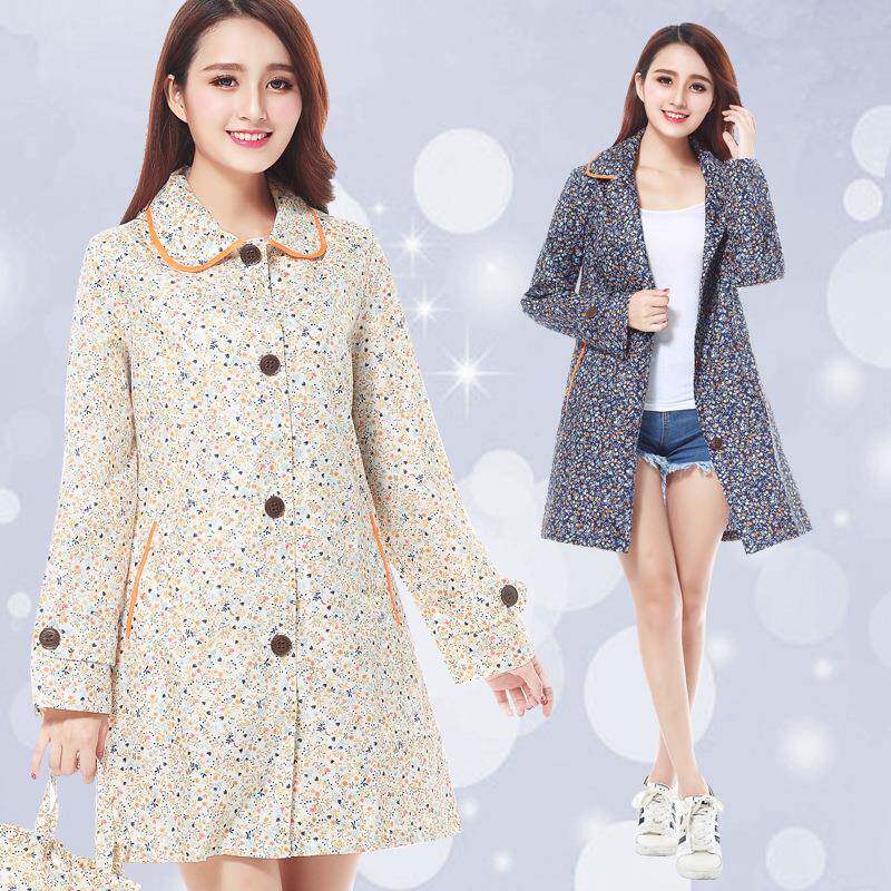 时尚小花朵小清新碎花轻薄款雨衣女士成人雨披超轻款工厂