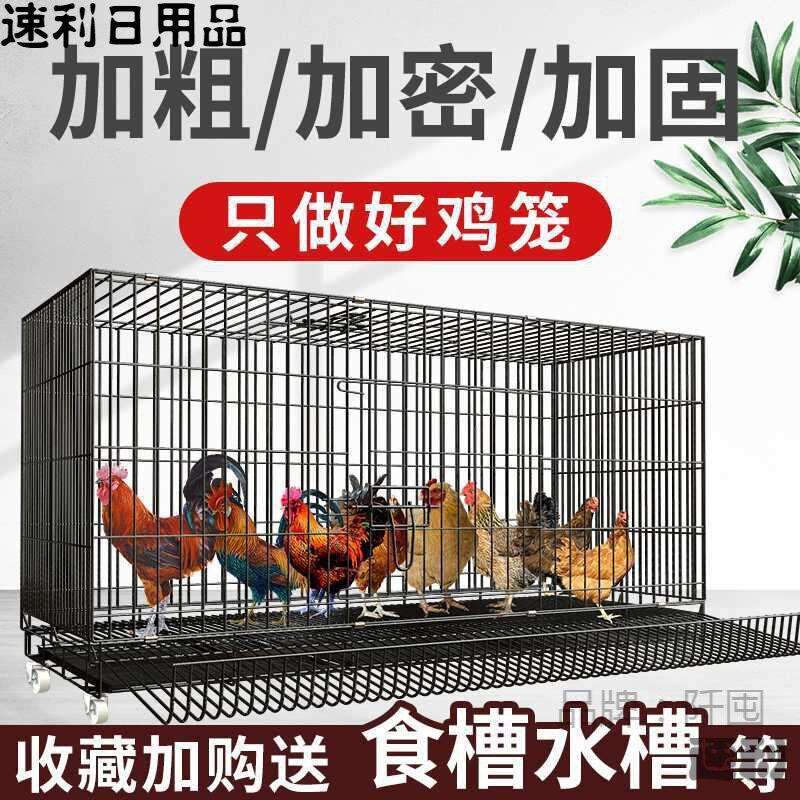 鸡笼子家用大号特大养殖笼鸡舍大型铁丝网阳台自动清粪养鸡笼狗笼