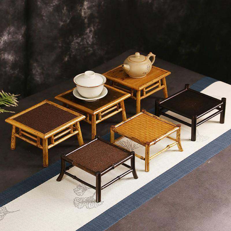 紫竹梅鹿竹兰花架迷你盆景架茶台小博古架竹茶棚茶架茶具置物架子,纺织面料/辅料/配套,纺织机械配件,淘宝优惠券,粉丝福利购,淘宝优惠卷