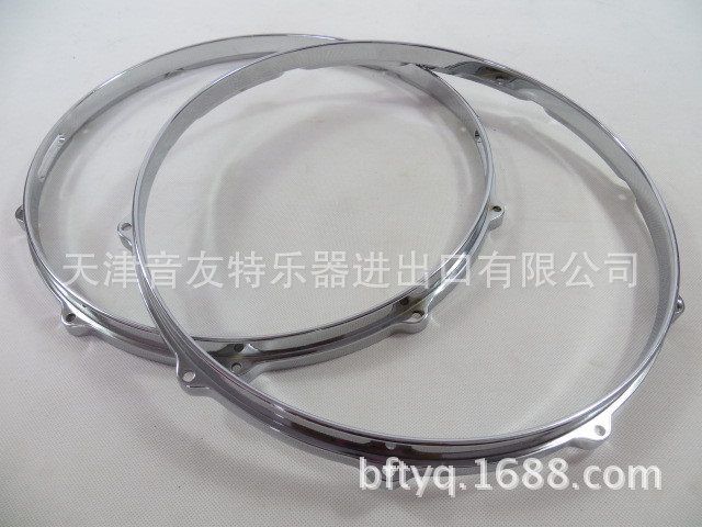 厂家直销外贸出口架子鼓小军鼓专用14寸10钉3.0mm厚度压铸圈压圈