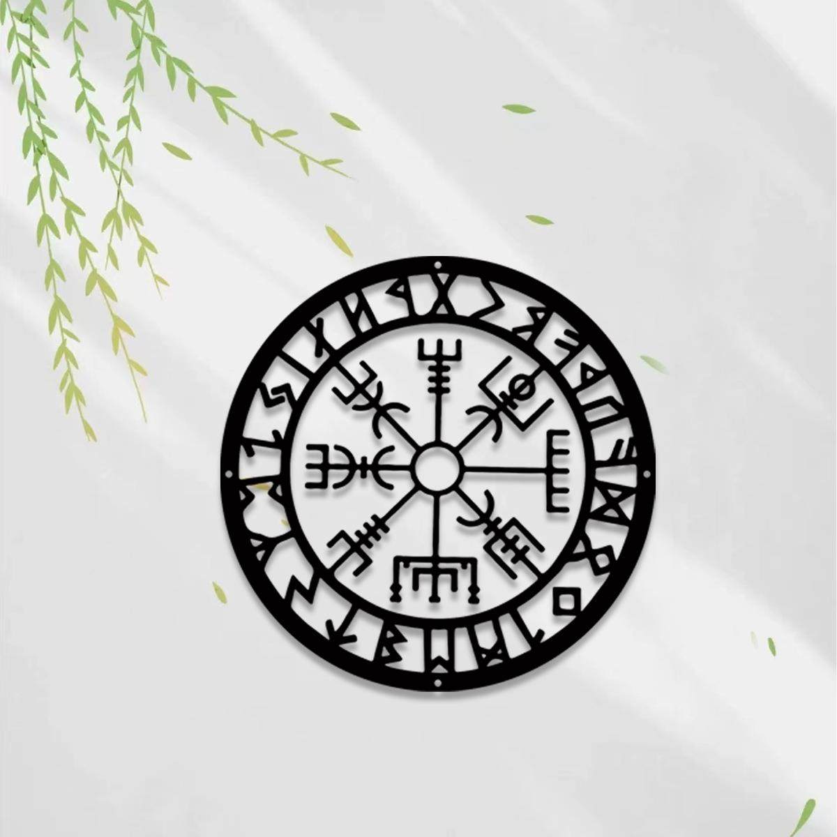 抽象线条艺术金属铁艺工艺品圆形维京指南针壁饰餐厅客厅墙上挂件,鲜花速递/花卉仿真/绿植园艺,割草机/草坪机,淘宝优惠券,粉丝福利购,淘宝优惠卷