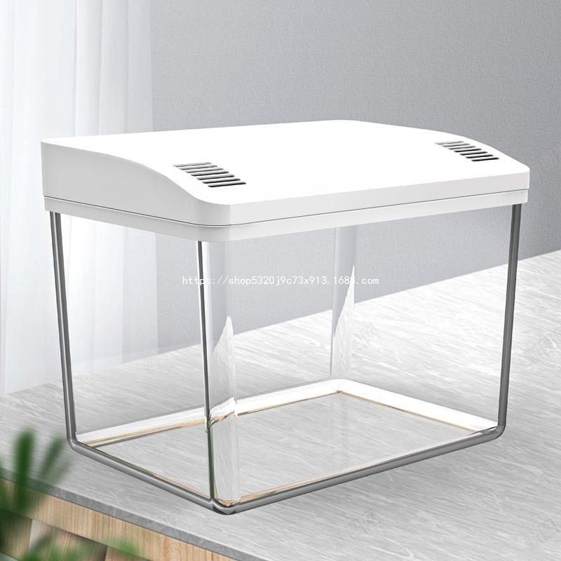 亚克力鱼缸客厅家用水族箱有机玻璃一体式高清透明桌面金鱼乌龟缸