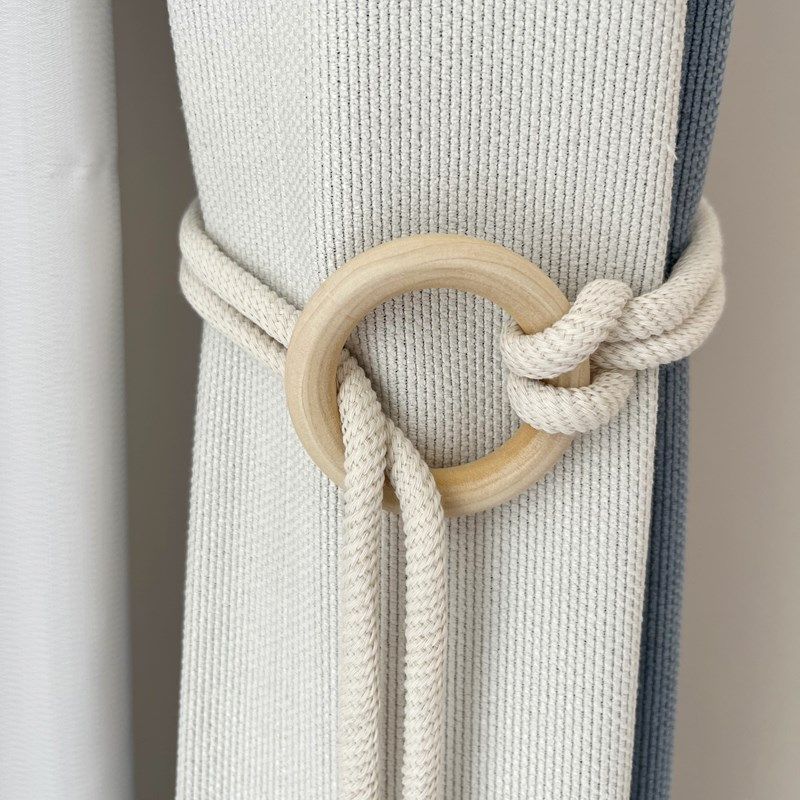 素雅原木原宿风窗帘绑带免打孔原色窗帘收纳绳子系带窗帘扣,居家布艺,窗帘绑带,淘宝优惠券,粉丝福利购,淘宝优惠卷