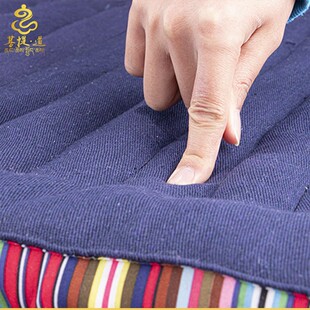 藏式打坐垫跪坐垫家用垫子跪垫静坐垫便携西藏藏族折叠蒲团加厚