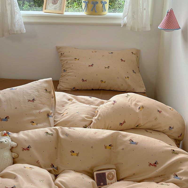 母婴A类纯棉双层纱布被套单件150x210x215单双人220x240全棉被罩,床上用品,被套,淘宝优惠券,粉丝福利购,淘宝优惠卷