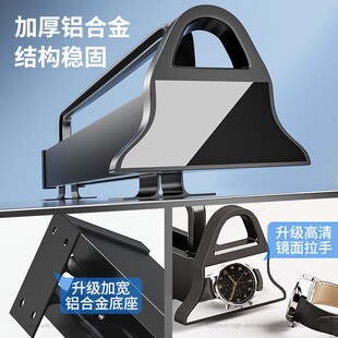 洗衣机抽拉衣架伸缩滑轨阳台拖把挂钩抽拉式收纳挂衣杆裤架拉轨道