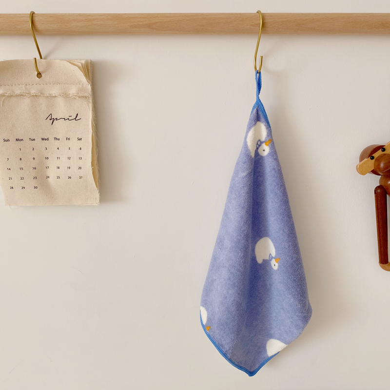 新品方巾!宝宝擦脸擦手巾洗脸方巾宝宝小手帕4条装 新生儿小毛巾