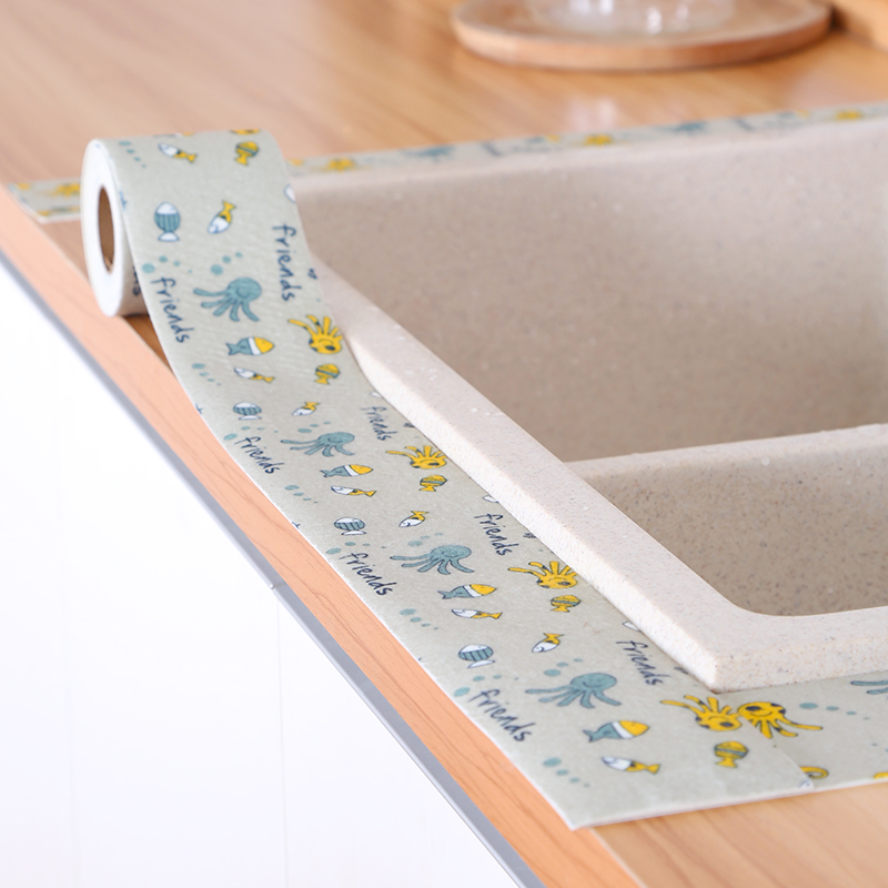 厨房水槽垫缝隙胶带吸水台面卫生间墙角洗手台防水贴纸厨卫美缝贴