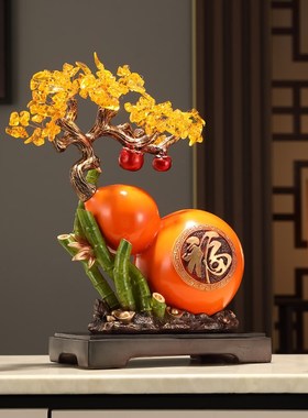 葫芦摆件客厅招财节节高升工艺品桌面酒柜电视柜中式新居乔迁礼物