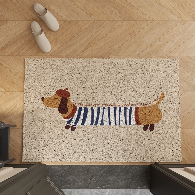 法式高级感入户门地垫丝圈大门口进门脚垫门垫门外家用室外地毯