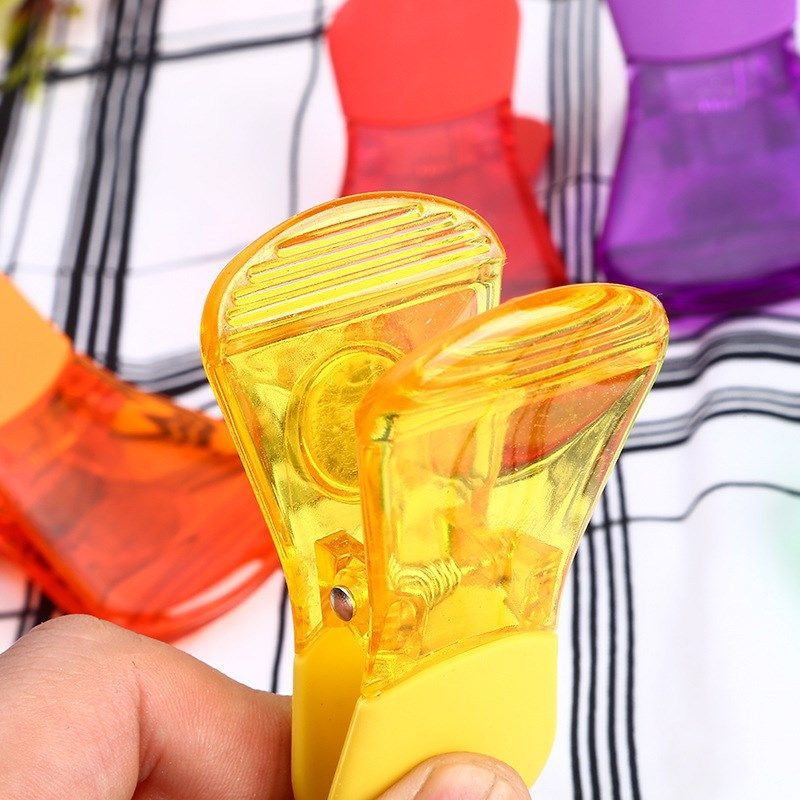 厨房磁吸塑料夹子冰箱贴夹照片磁力贴一套家居封口夹留言条吸铁石