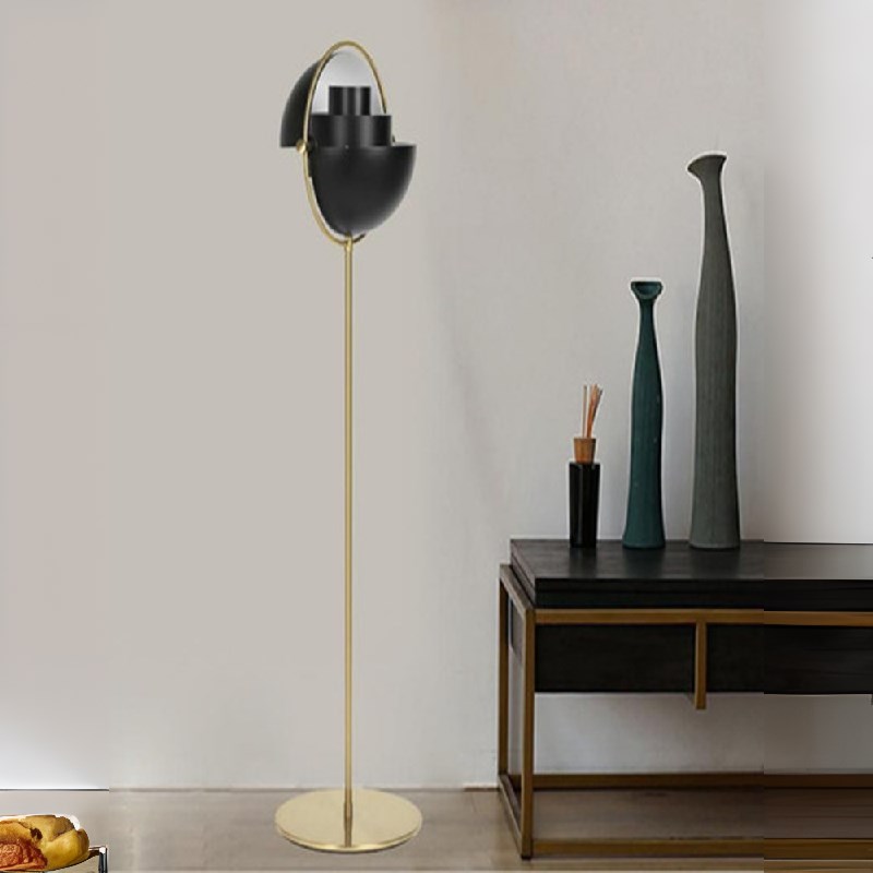 北欧轻奢落地灯客厅中古沙发旁包豪斯餐厅创意书房可调节落地灯具