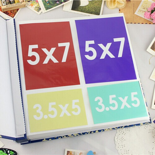 盒装插页式 3R  5寸520张7寸40张   家庭相册 复古普通超大本影集