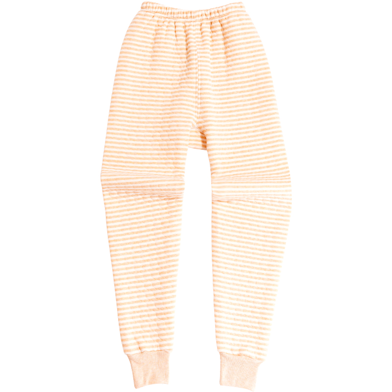 小青龙儿童内衣单条三层加厚棉毛裤纯棉秋裤男女童宝宝彩棉保暖裤