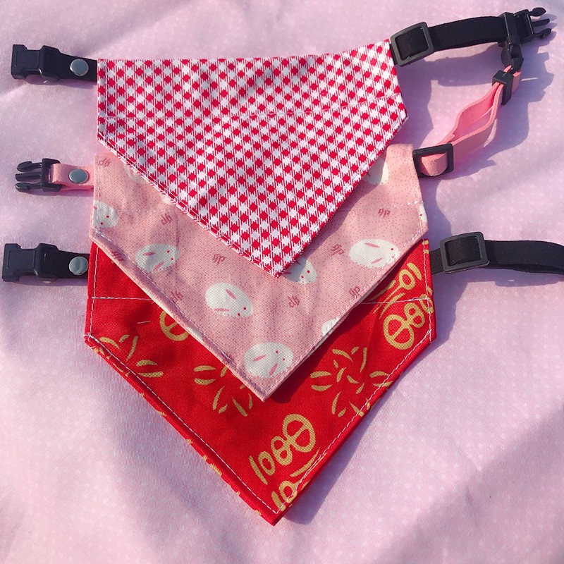 狗狗三角巾宠物围巾围脖猫咪三角巾口水巾围嘴饰品方巾领巾围嘴