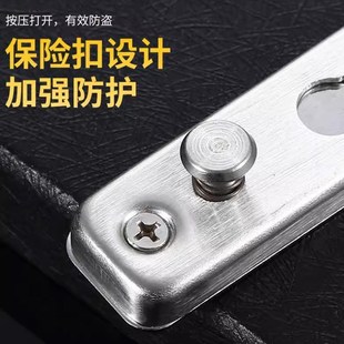 外开大门防盗门内反锁扣入户门链阻门器安全锁神器搭扣酒店不锈钢