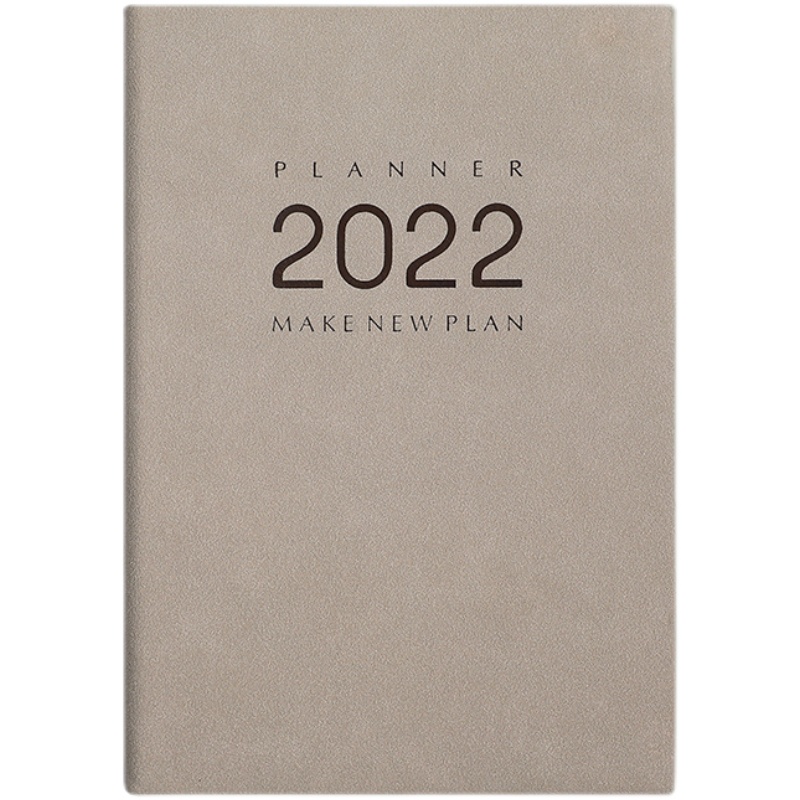 2022年日程本工作计划本时间管理效率手册日历记事本大号b5笔记本