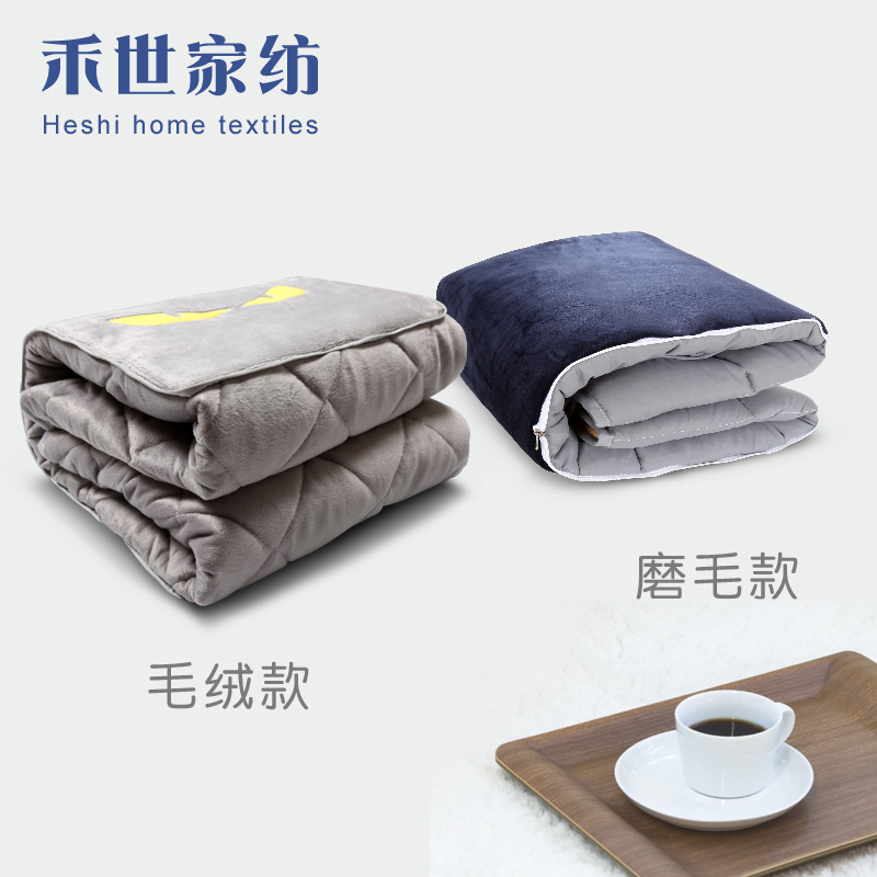 抱枕被毛绒抱枕午睡被子两用加厚办公室汽车靠垫空调被冬可定制