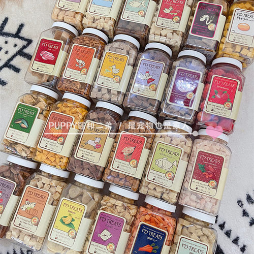 [PUPPY酱]韩国FD宠物冻干 鸡肉鸭肉三文鱼绿唇贻贝 猫狗零食