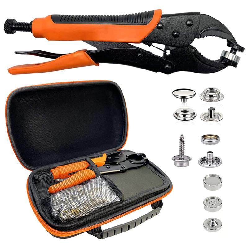 305件不锈钢螺丝大白扣按扣套装大力钳按扣工具套件安装打孔功能,3C数码配件,其它配件,淘宝优惠券,粉丝福利购,淘宝优惠卷