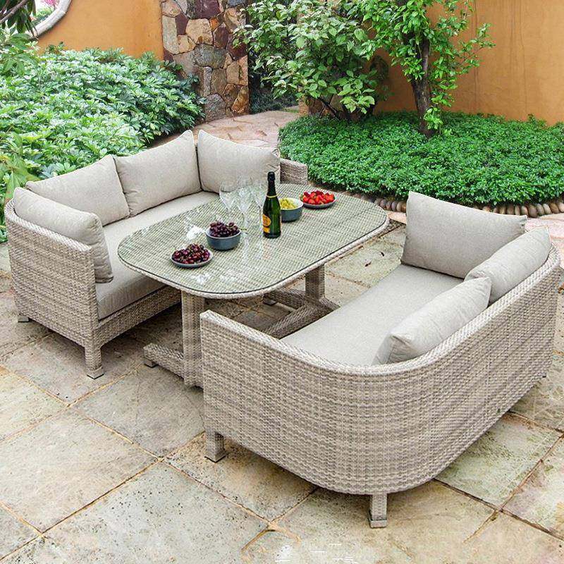 户外阳台藤沙发酒店庭院藤椅三件套露天仿藤桌椅组合收纳双人沙发,3C数码配件,其它配件,淘宝优惠券,粉丝福利购,淘宝优惠卷