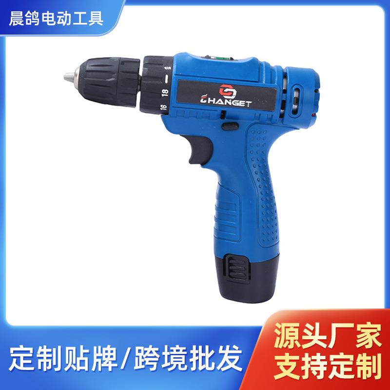 多功能手电钻门窗安装木材钻孔家用电钻 安装挂件单速锂充电钻