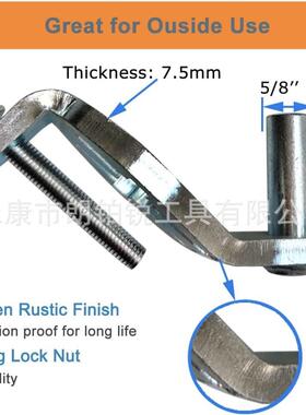 装闸门悬挂JSY在金属门T柱上将易于安的T柱闸门铰链销门闩栓围栏