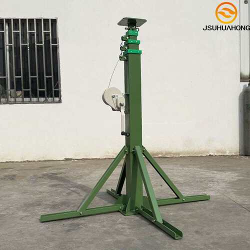 手摇多节式伸缩杆通信监控和照明升降杆7米9米杆Lighting Mast