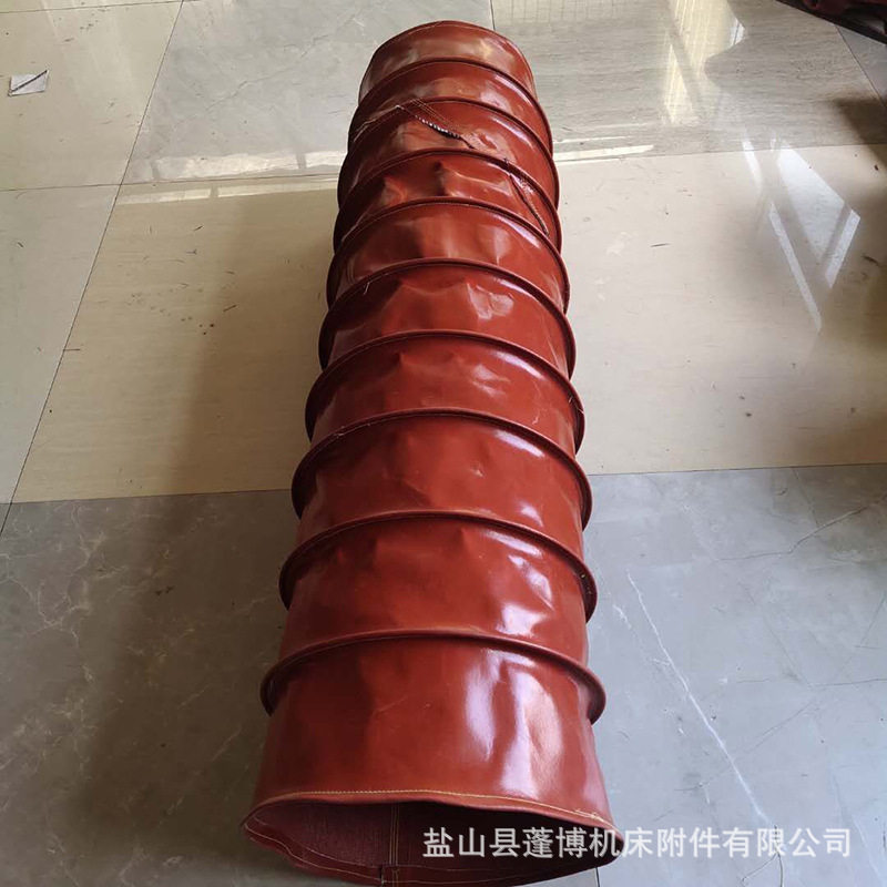 按图制作风机伸缩式软连接正压负压通风软接头除尘排烟帆布软连接