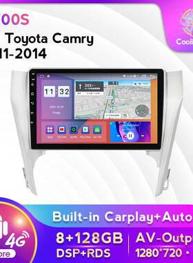 适用于丰田Camry凯美瑞11-14款安卓大屏中控车载导航屏幕8+128G